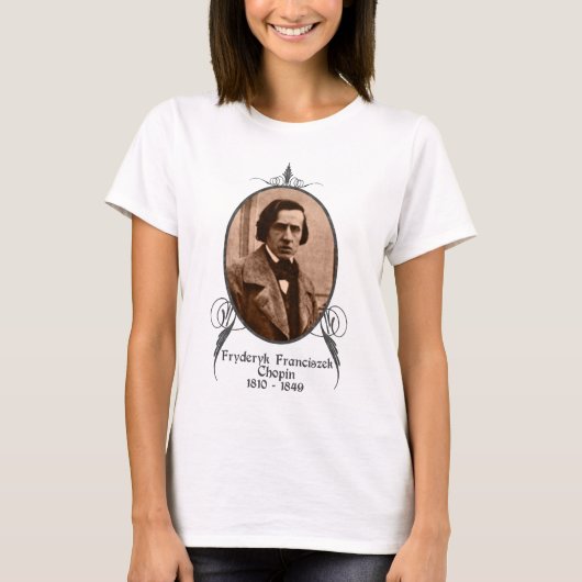 Fryderyk Chopin T-shirt (Voorkant)