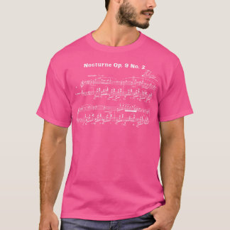 Fryderyk Chopins pianomuziek T-shirt