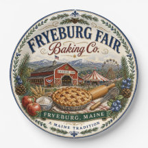 Fryeburg Fair Baking Co. Maine Melamine Bord