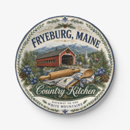 Fryeburg Maine Country Kitchen Melamine Bord