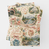 Fryeburg Maine Just Because Inpakpapier Vel (In situ)