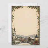 Fryeburg Maine Kerstkaart (Achterkant)