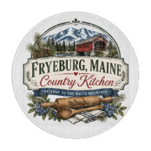 Fryeburg Maine Landelijke Keuken Decoratief Glas