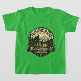 Fryeburg Maine Vaderdag Tracking Herinneringen T-shirt