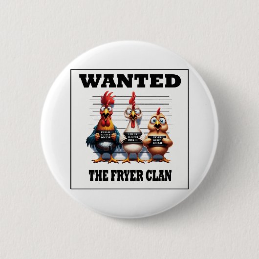 Fryer Clan Ronde Button 5,7 Cm (Voorkant)