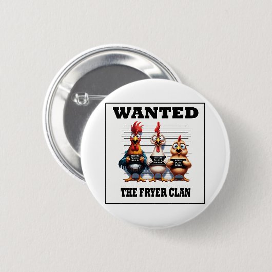 Fryer Clan Ronde Button 5,7 Cm (Voorkant /achterkant)