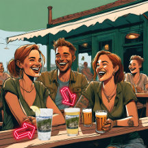 Frye's Leap Glass Cup