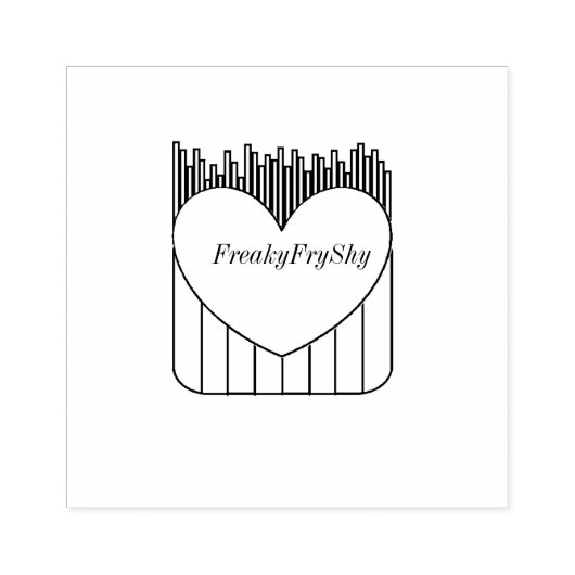 FryShy Stamp Rubberstempel (Afrduk)