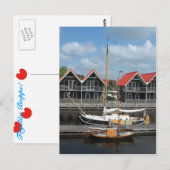 Fryslan Boats & Canal Houses Briefkaart (Voorkant / Achterkant)
