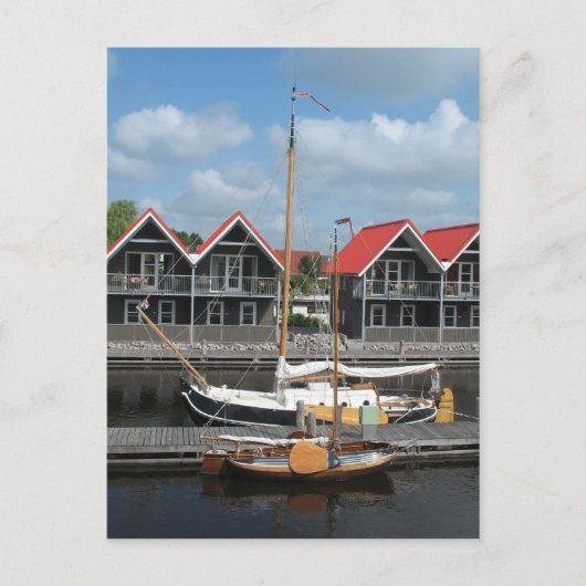 Fryslan Boats & Canal Houses Briefkaart (Voorkant)