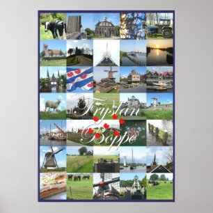 Fryslan Boppe Friesland Foto Poster