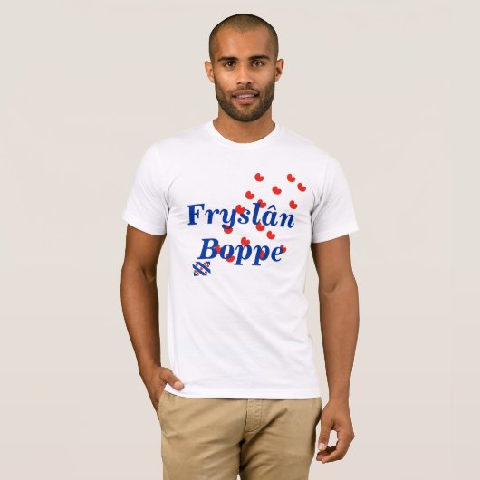 Fryslân Boppe Friesland T-Shirt (Voorkant volledig)
