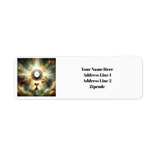 FS Communion Host en Chalice Expressionist Effect Etiket