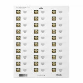 FS Communion Host en Chalice Expressionist Effect Etiket (Full Sheet)