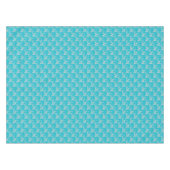 FS-stijl 1-Aqua-White-52x70-KATOENTABLECLOTH Tafelkleed (Voorkant (Horizontaal))