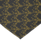 FS-stijl 1-BLACK-GOLD-52x70-KATOENTABLECLOTH Tafelkleed (Gekanteld)