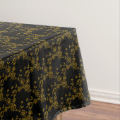 FS-stijl 1-BLACK-GOLD-52x70-KATOENTABLECLOTH Tafelkleed (Voorbeeld)