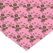 FS-Stijl 1-PINK-BROWN-TABEL RUNNER 14x72inch Korte Tafelloper (Hoek)