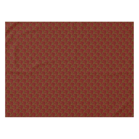 FS-stijl 1-Red-Gold-52x70-KATOENTABLETTE Tafelkleed (Voorkant (Horizontaal))