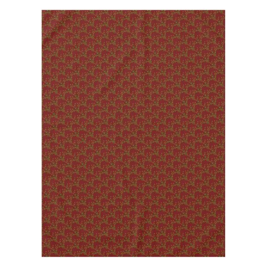 FS-stijl 1-Red-Gold-52x70-KATOENTABLETTE Tafelkleed (Voorkant)