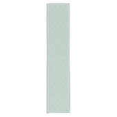 FS-Stijl 1-SEAFOAM-WIT-TABEL RUNNER 14x72in Korte Tafelloper (Voorkant)