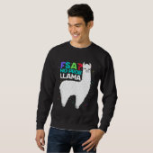 FSA Test Geen Prob Llama Leraar Examen Test Trui (Voorkant volledig)