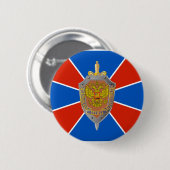 Fsb, Russische vlag Ronde Button 5,7 Cm (Voorkant /achterkant)