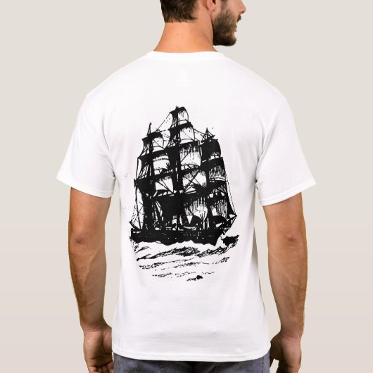 FSMAA Ship Logo T-Shirt (Achterkant)