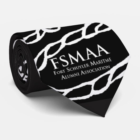 FSMAA Torch Stropdas in zwart (Opgerold)