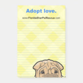 FSPR Post It Pad - adopt Love. Post-it® Notes (Voorkant)