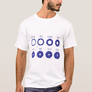 fstops - blauw t-shirt