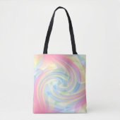 Fstromende pasta-kleuren elegant Abstract Tote Bag (Voorkant)