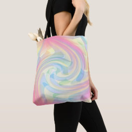 Fstromende pasta-kleuren elegant Abstract Tote Bag