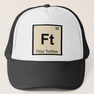 Ft - Bloem Tortilla's Chemie Periodiek Systeem Trucker Pet