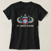 Ft Bragg Alumni Army 82nd Airborne Division Paratr T-shirt (Design voorkant)
