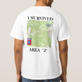 Ft Bragg Area J T shirt (Achterkant)