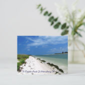 Ft Desoto Sint-Petersburg Briefkaart (Staand voorkant)