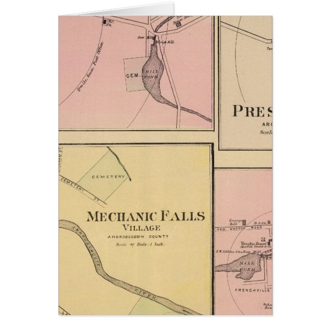 Ft Fairfield, Presque Isle, Cariou Map (Voorkant)