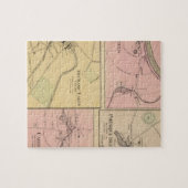 Ft Fairfield, Presque Isle, Cariou Map Legpuzzel (Horizontaal)