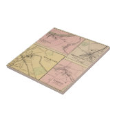 Ft Fairfield, Presque Isle, Cariou Map Tegeltje (Zijkant)