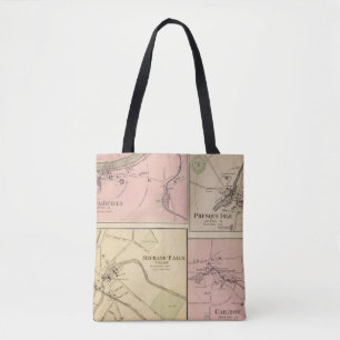 Ft Fairfield, Presque Isle, Cariou Map Tote Bag