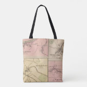 Ft Fairfield, Presque Isle, Cariou Map Tote Bag (Achterkant)