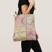 Ft Fairfield, Presque Isle, Cariou Map Tote Bag (Dichtbij)