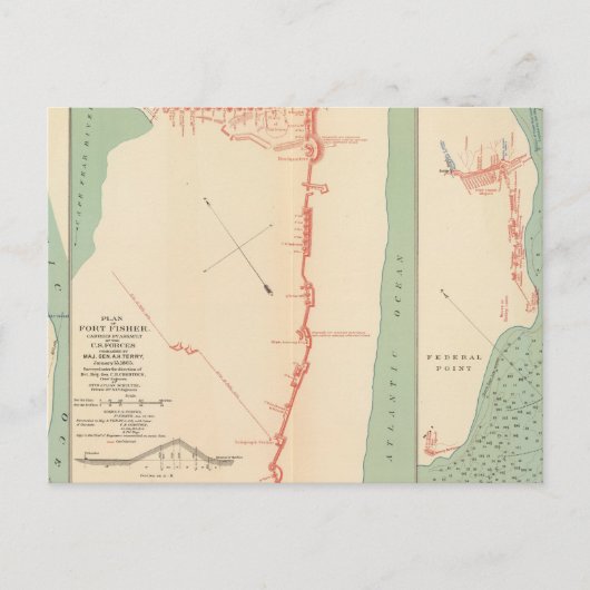 Ft Fisher Briefkaart (Voorkant)