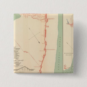 Ft Fisher Vierkante Button 5,1 Cm