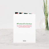 FT-kaart Feestdagen Kaart (Achterkant)