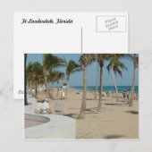 Ft Lauderdale Beach Briefkaart (Voorkant / Achterkant)