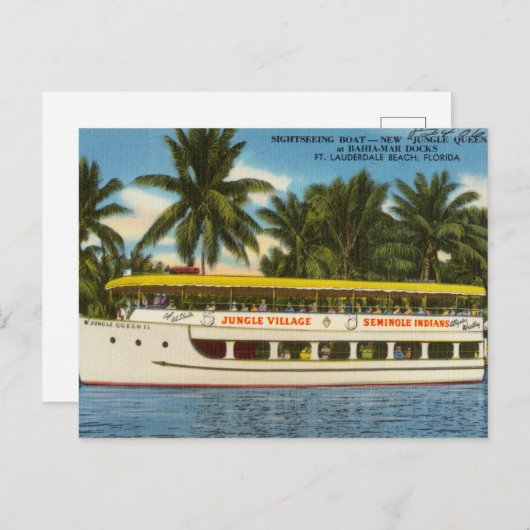  Ft. Lauderdale Beach, Florida Briefkaart (Voorkant / Achterkant)