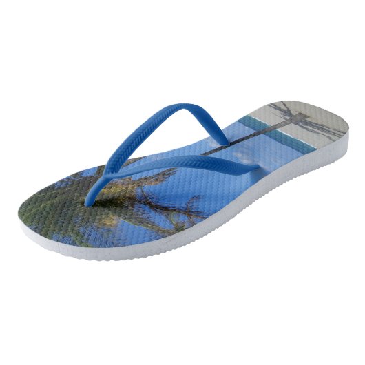 Ft Lauderdale Beach Florida Palm Trees Teenslippers (Schuin)