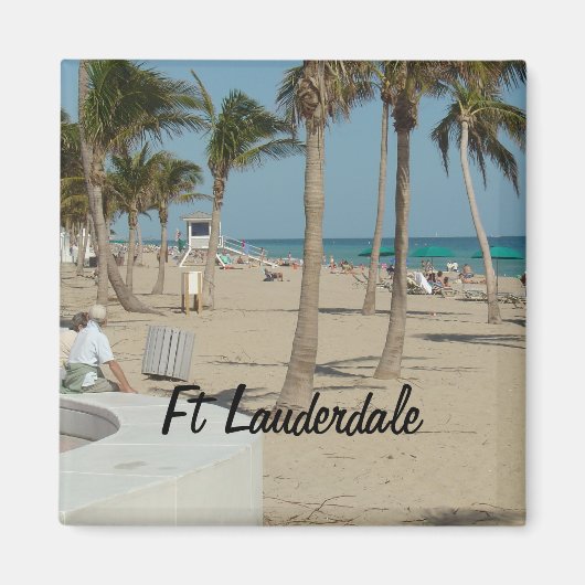 Ft Lauderdale Beach Magneet (Voorkant)